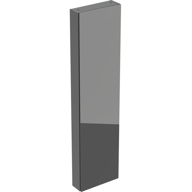 Geberit Acanto højskab, 45x180 cm, grå glas