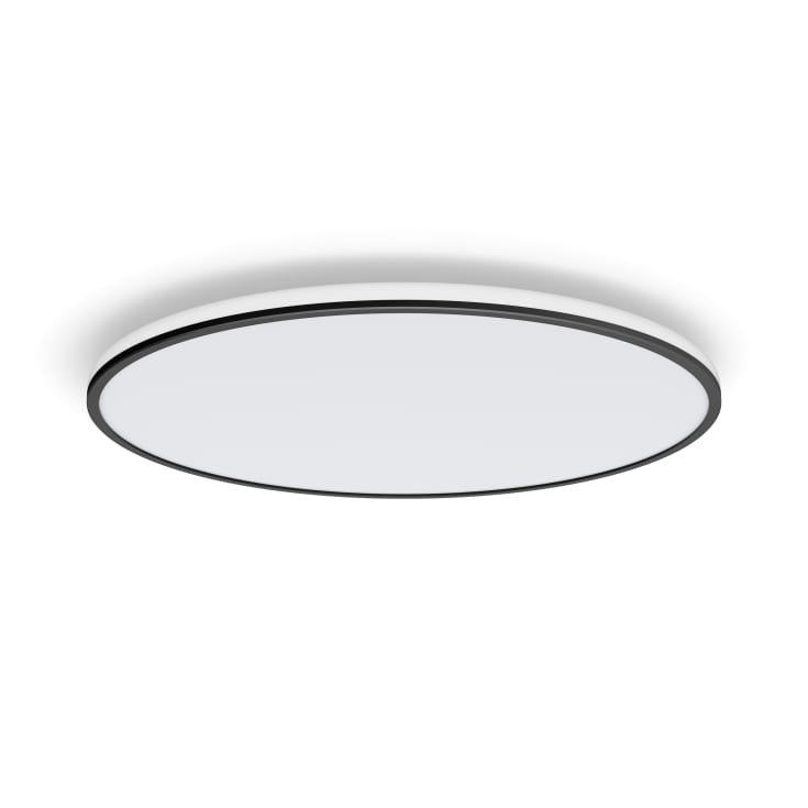 Philips myLiving Ozziet plafond, svart, 4000K, Ø52,5 cm