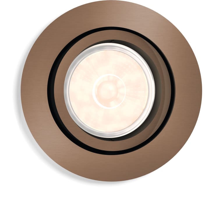 Philips myLiving Donegal indbygningsspot, kobber, 1-pak