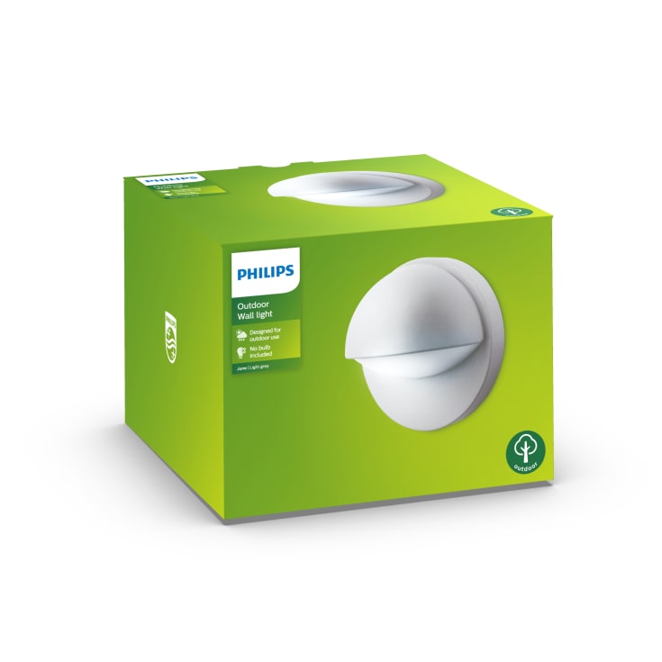 Philips myGarden June utelys vegg, grå