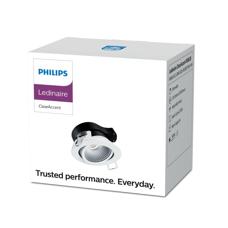 Philips myLiving Ledinaire indbygningsspot, 3000K