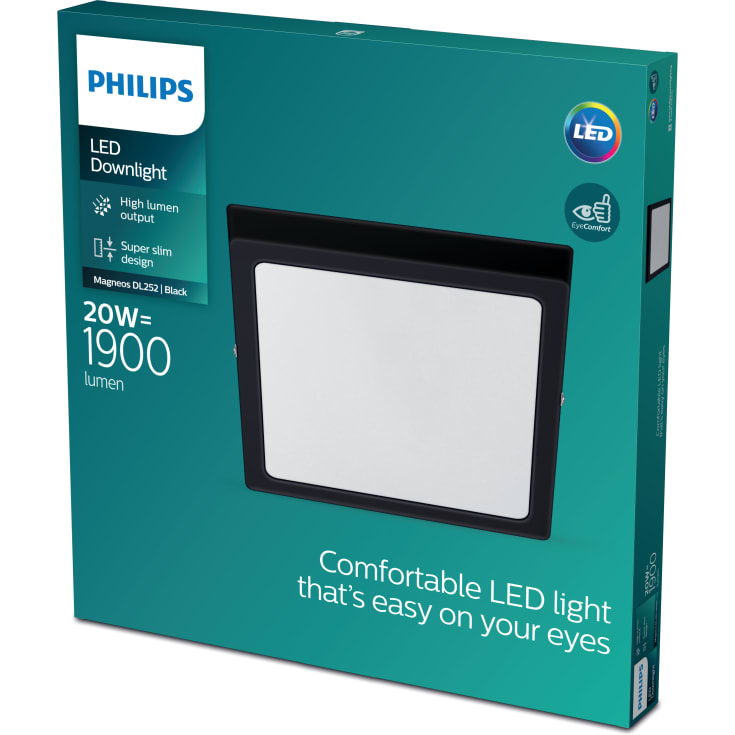 Philips myLiving Magneos plafond, 2700K, 28 cm, sort
