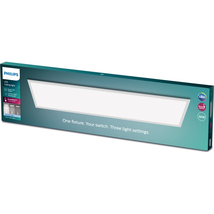 Philips myLiving Touch LED panel, vit, 4000K, 120 x 30 cm