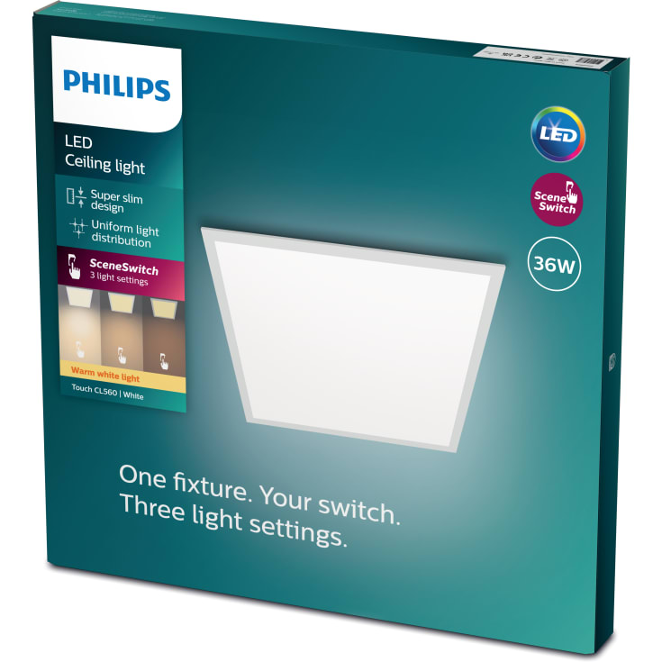 Philips myLiving Touch LED panel, 2700K, 60 x 60 cm