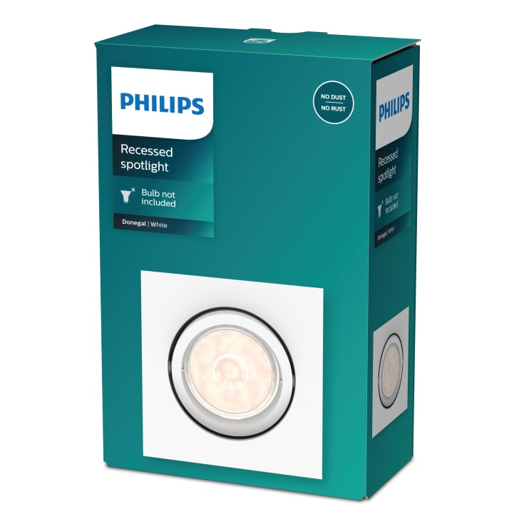 Philips myLiving Donegal indbygningsspot, hvid, 1-pak