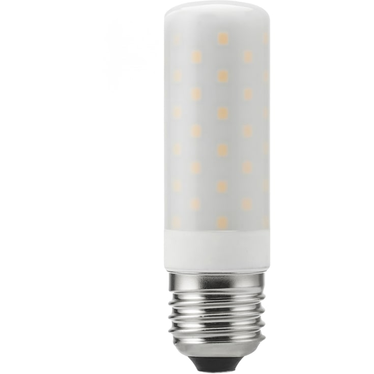 e3light E27 rørpære, 2700K, 9W