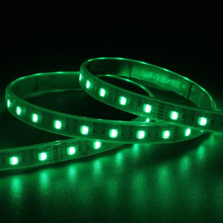 Ansell E-Cell utendørs LED strip, farget + hvitt lys, 4000K, 315lm, 50 meter