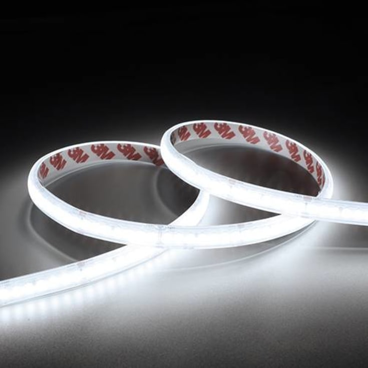 Ansell E-Cell utendørs LED strip, 4000K, 1470lm, 50 meter