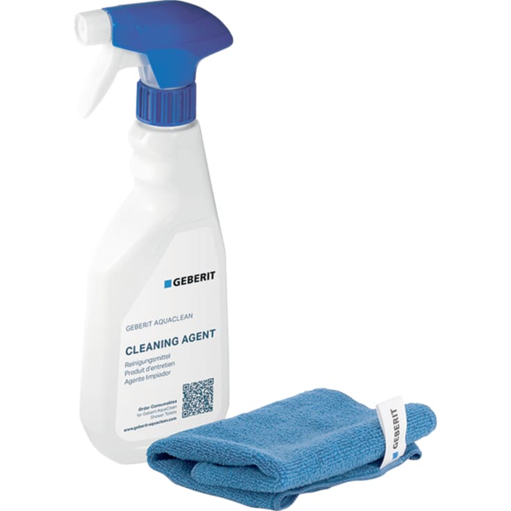 Geberit AquaClean rengøringsmiddel, med klud, 500 ml