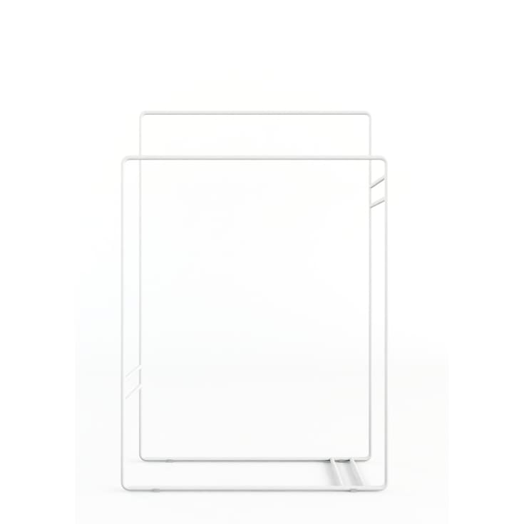 Metallbude Delaya håndkleholder, 60 cm, hvit