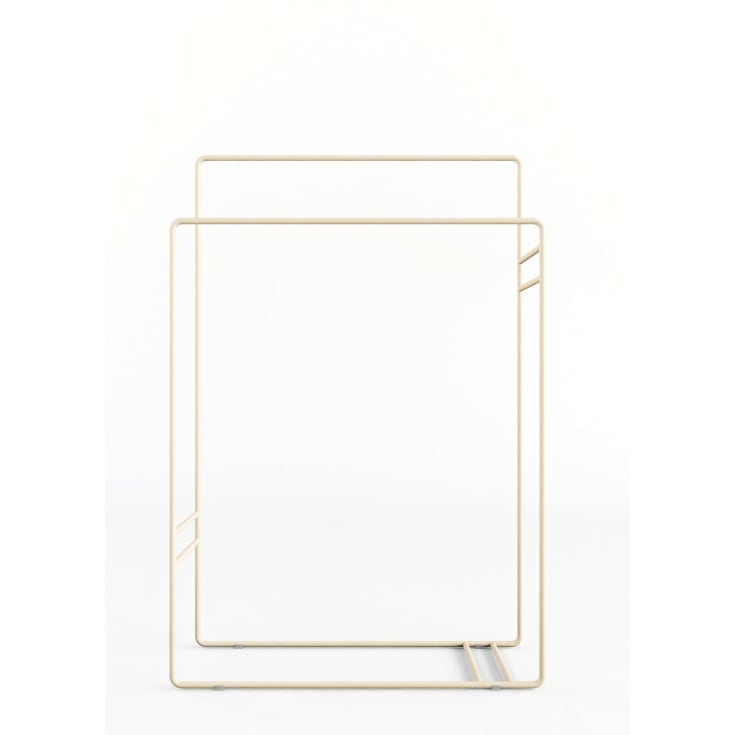 Metallbude Delaya håndkleholder, 60 cm, beige