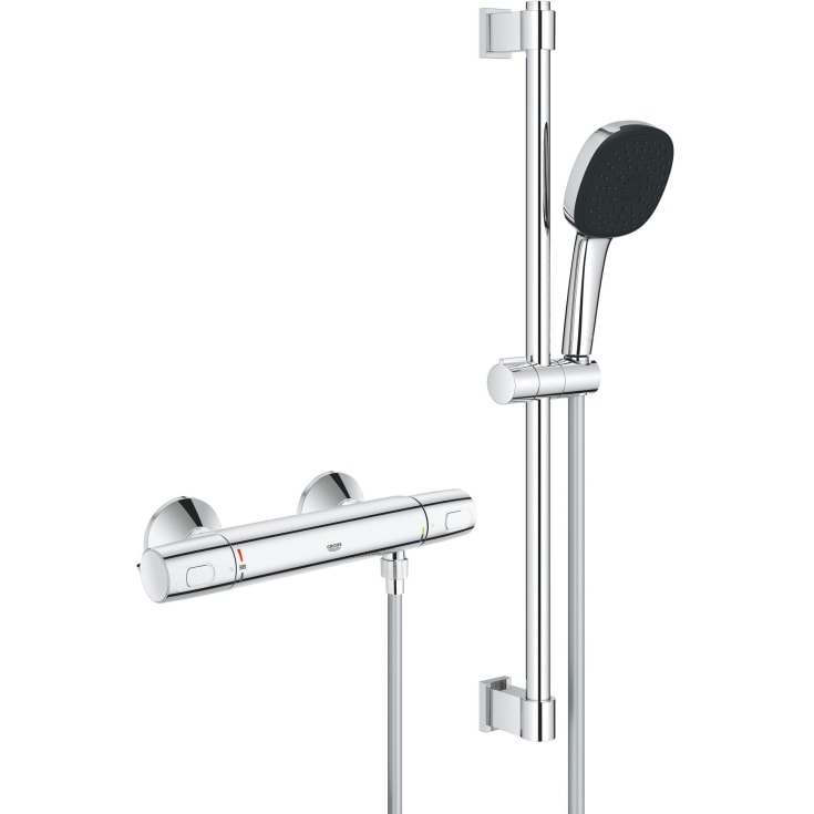 Grohe Precision Trend dusjsett, vannbesparende, krom