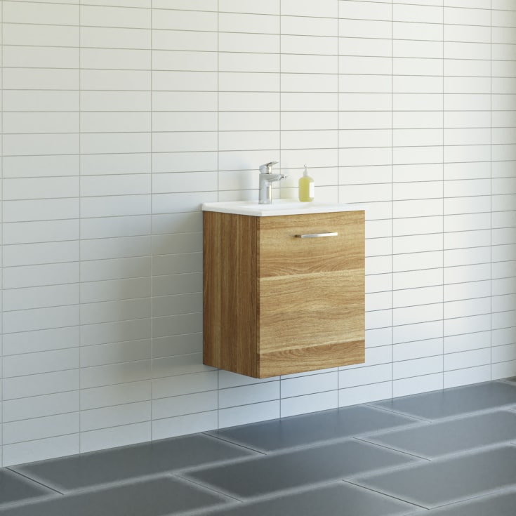Dansani Mido+ møbelpakke, 51x36,5 cm, højre, eg