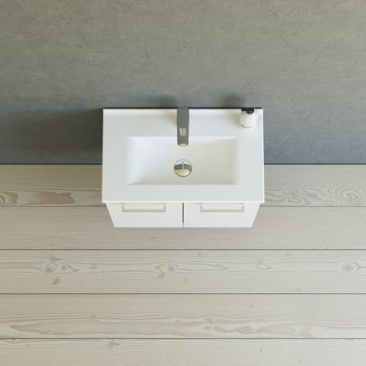 Dansani Mido+ møbelpakke, 61x36,5 cm, matt hvit