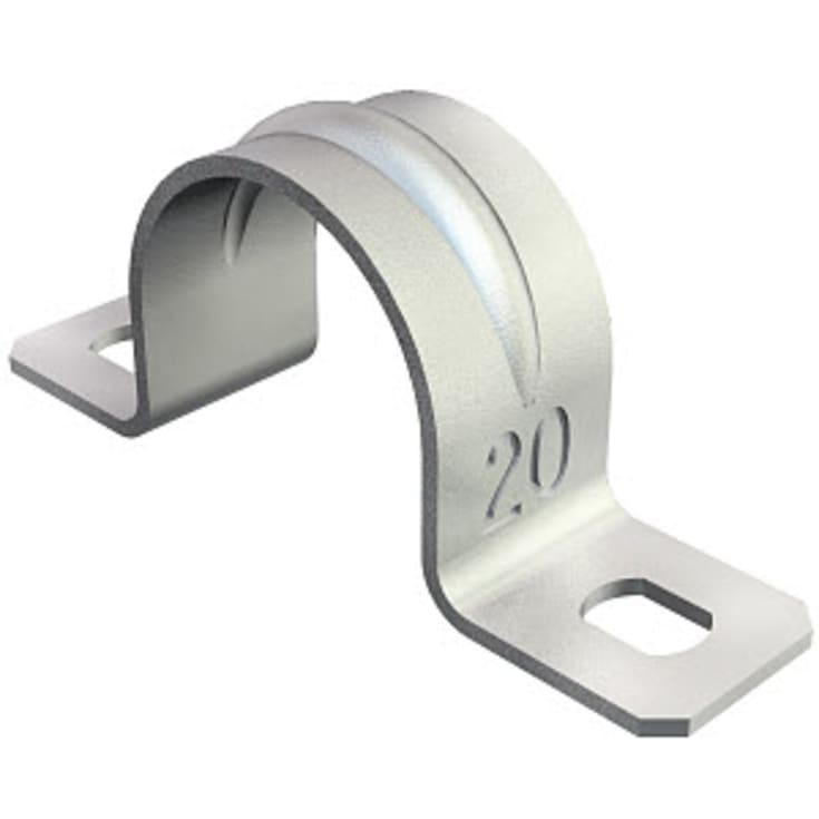 50 stk Kabelbøjle 605 G, 40 mm, 2-lap, galvanisk forzinket (50)