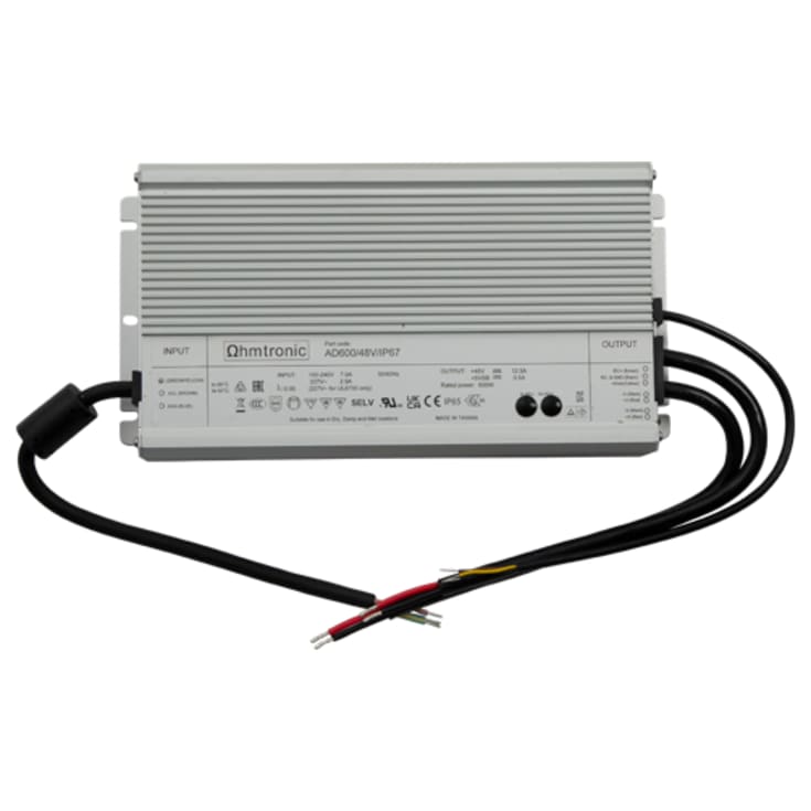 Ansell udendørs LED driver, 48V, 600W