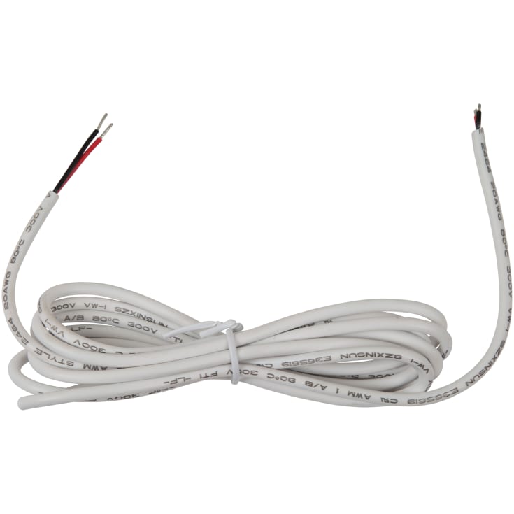 Ansell utendørs 2-leders DC kabel for LED stripe, 2 meter