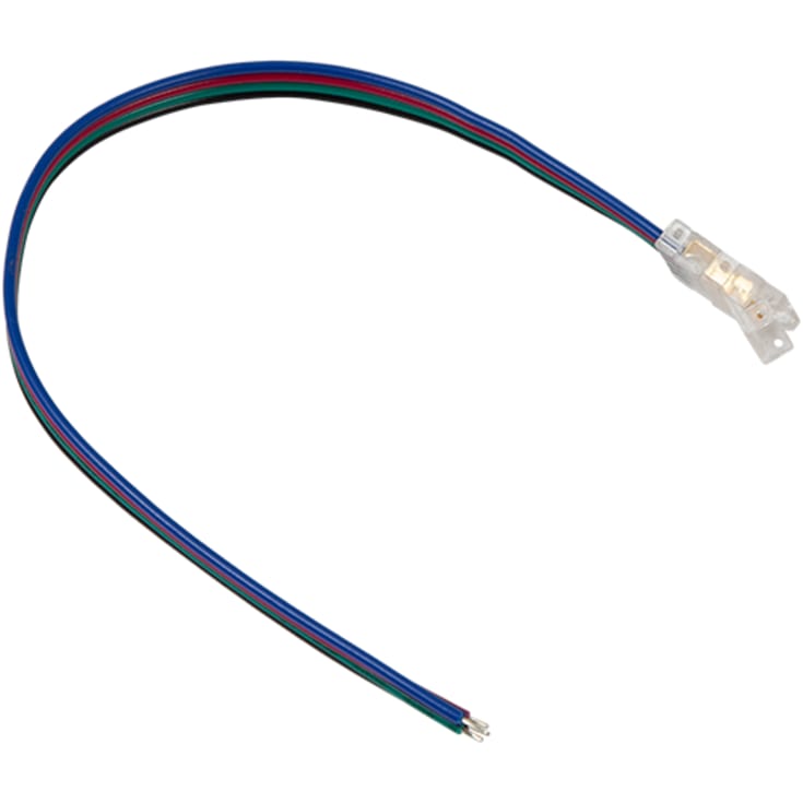 Ansell COB RGB tilslutningsstykke til LED strip, med kabel, 10 mm