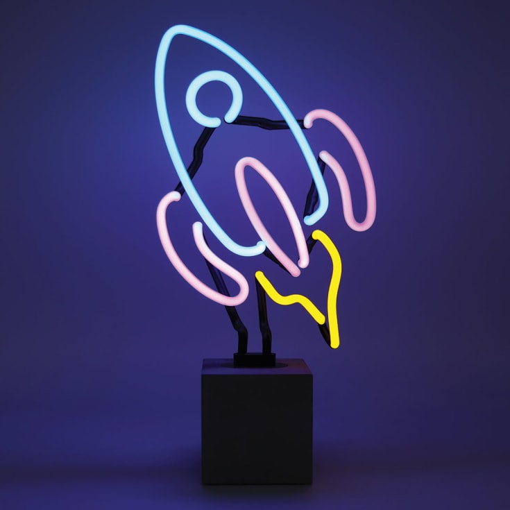 Locomocean Raket neonskylt