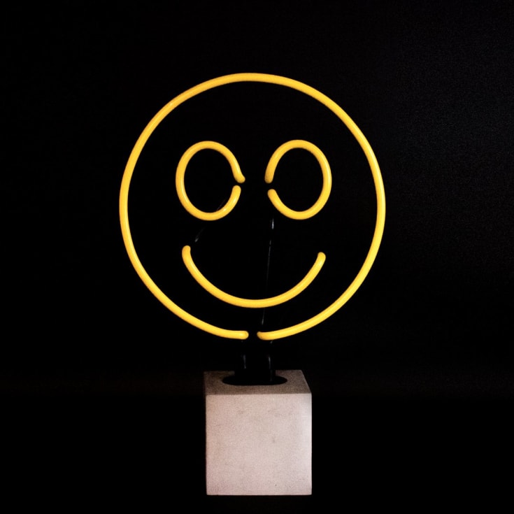 Locomocean Smiley neonskilt