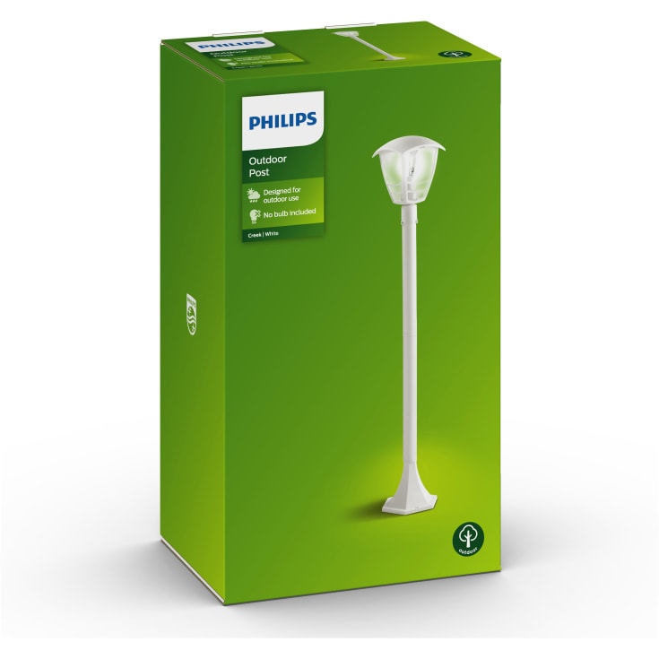 Philips myGarden Creek pullert, vit