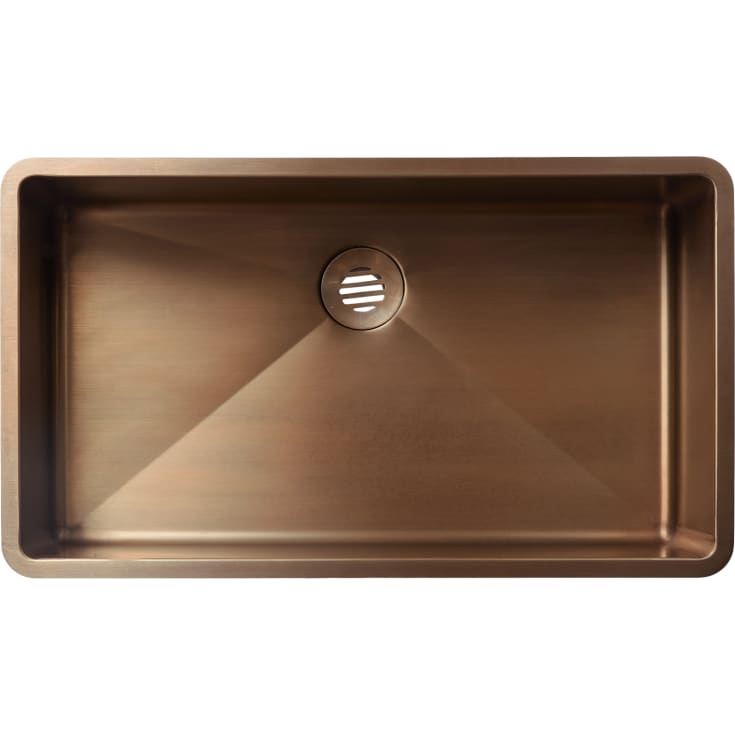 Secher Sorø 472 servant, 50x28,8 cm, brunert messing