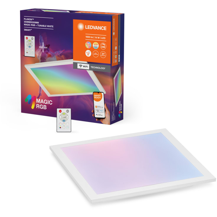 Ledvance Smart+ Wifi Planon LED panel, fargeskift + hvit, 30x30 cm