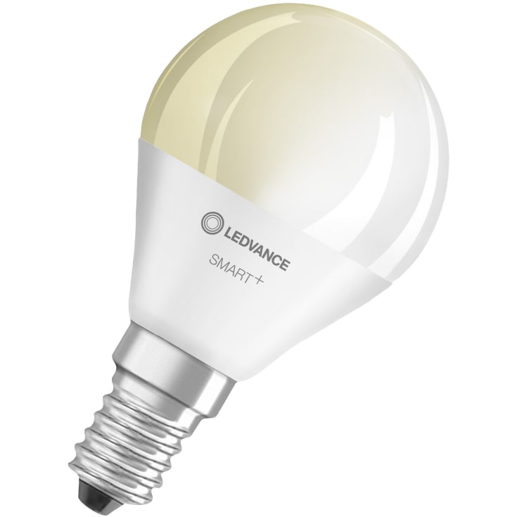 Ledvance Smart+ Wifi E14 klotlampa, vit ljusfärg, 4,9W, 3 st