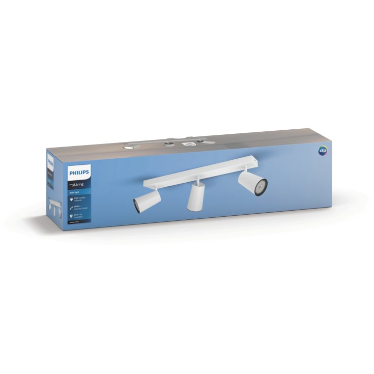 Philips myLiving Paisley spotlampe, hvid