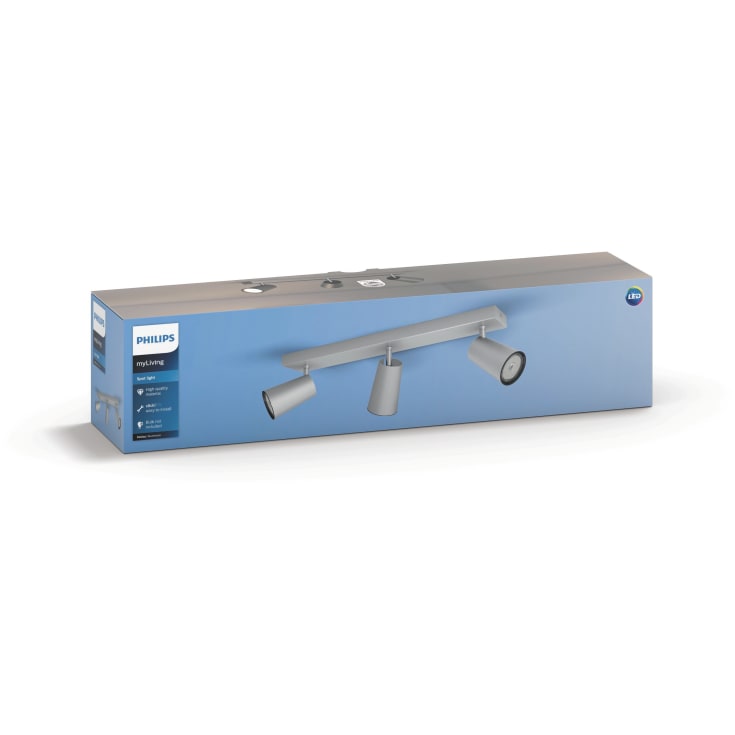 Philips myLiving Paisley spotter i tak, aluminium