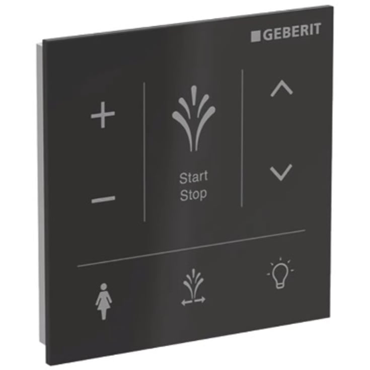 Geberit AquaClean Sela kontrolpanel, vægmonteret, sort