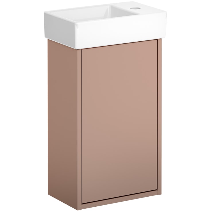 Gustavsberg Artic Small møbelpakke, 36x22 cm, rosa