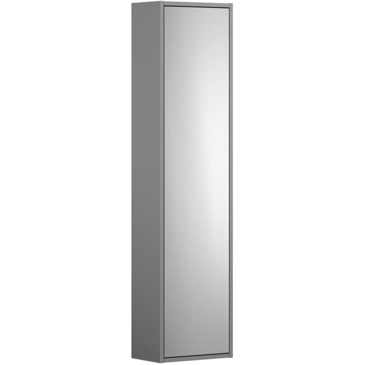 Gustavsberg Artic Small høyskap, 33x135 cm, grå