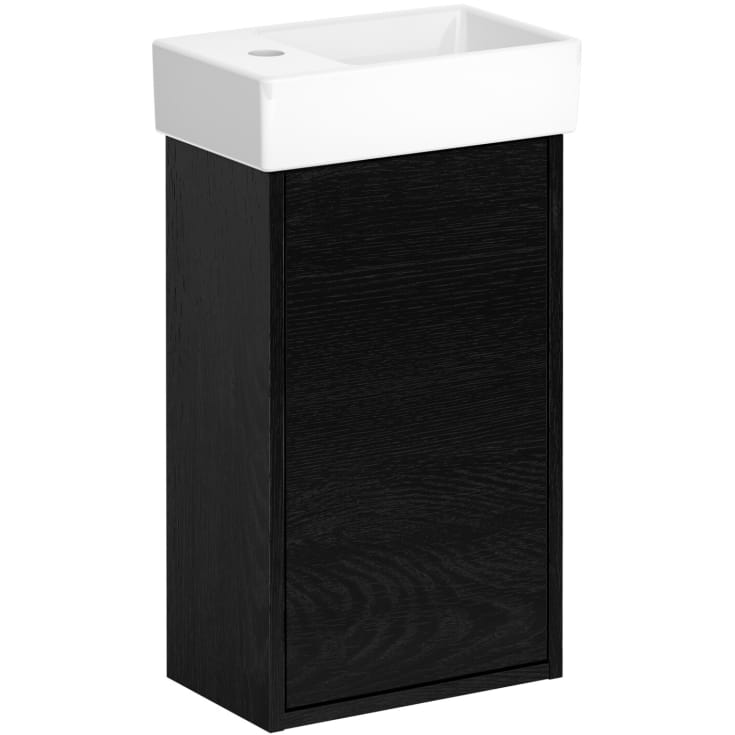Gustavsberg Artic Small möbelpaket, 36x22 cm, svart