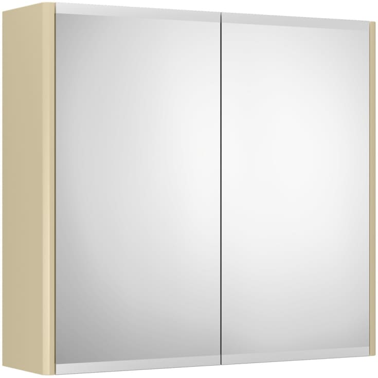 Gustavsberg Graphic spegelskåp, 60x55 cm, beige