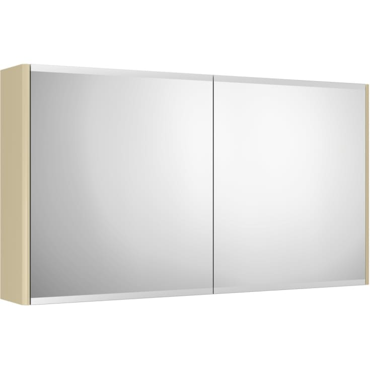Gustavsberg Graphic spegelskåp, 100x55 cm, beige