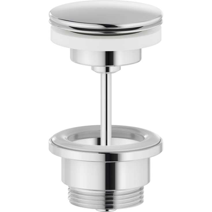 Damixa bottenventil, push-open, krom