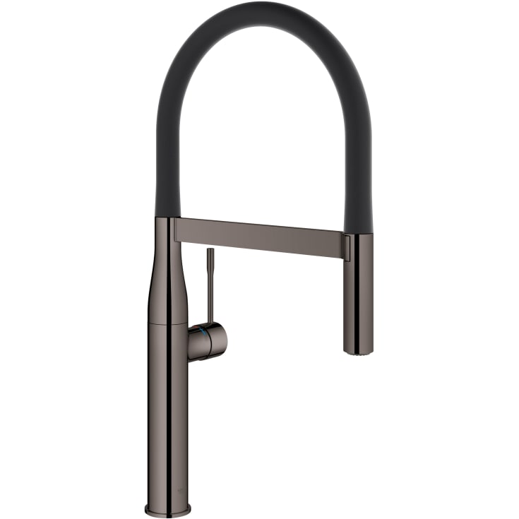 Grohe Essence kjøkkenarmatur, uttrekkbar tut, sort krom