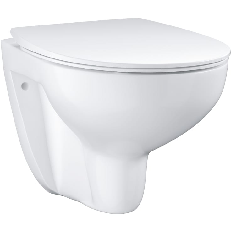 Grohe Bau Contemporary vegghengt toalett, uten spylekant, hvit