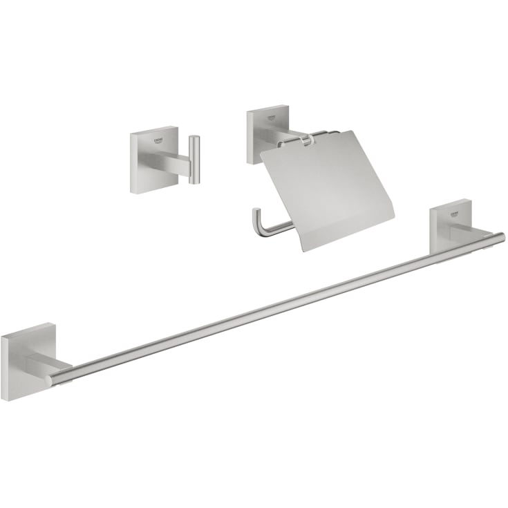 Grohe Start Cube badetilbehørssett, stål