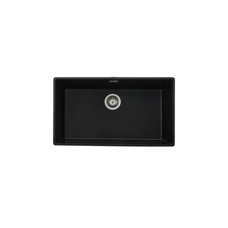 Secher Aalborg 720 diskbänk, 74,4x42,4 cm, svart