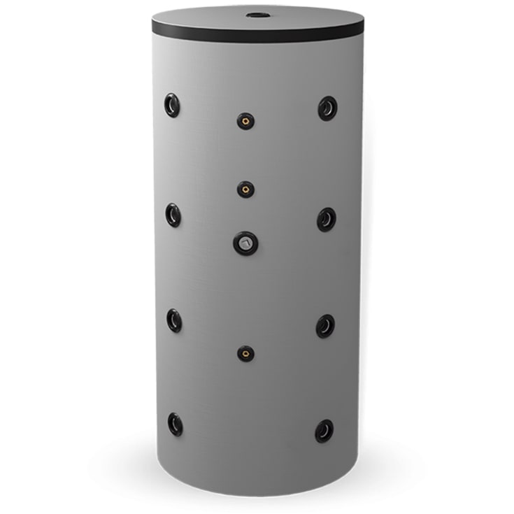 Eldom buffertank, isoleret, 491 liter