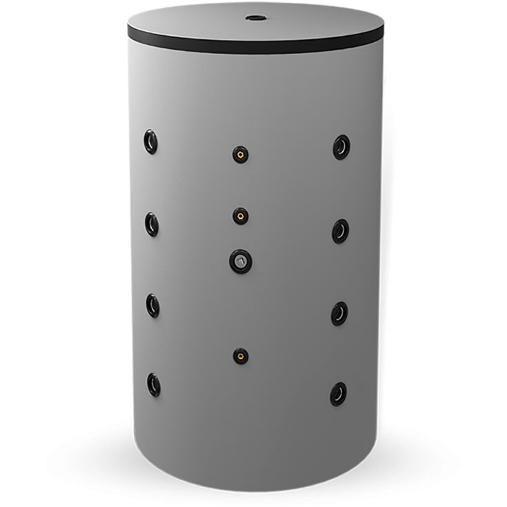 Eldom buffertank, isoleret, 961 liter
