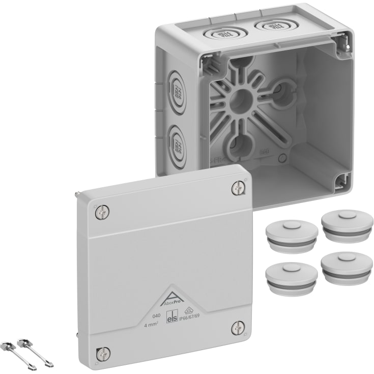 Koblingsboks Abox Pro 040-L grå
