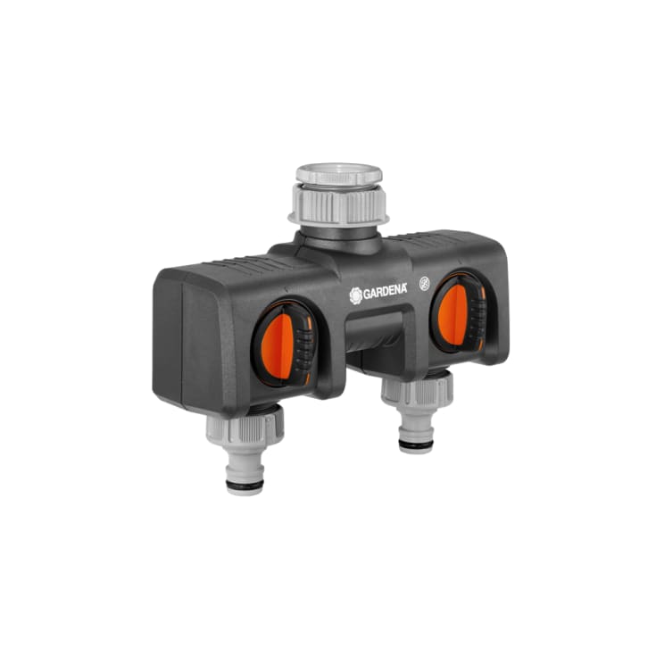 Gardena 2-veis vannfordeler, 1" - 3/4"
