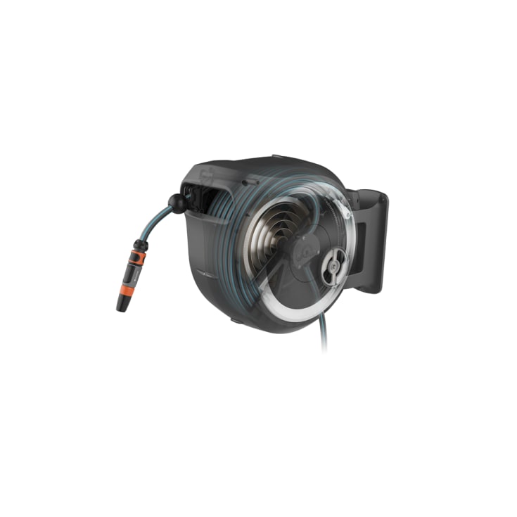 Gardena Rollup M/L slangetrommel, for vegg, 25 meter slange