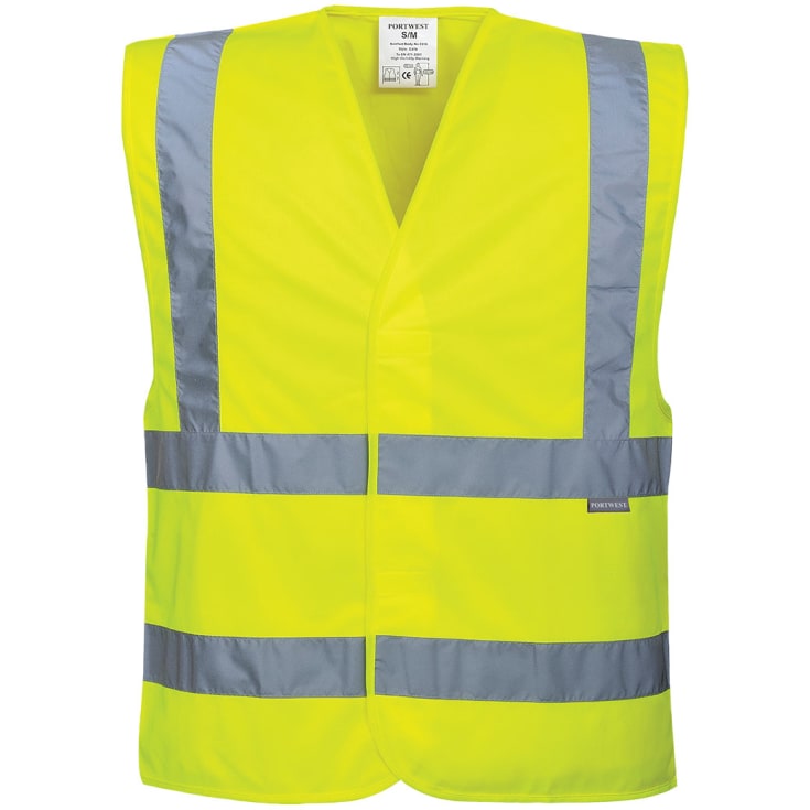 Portwest vest C470, gul str. 4XL-5XL