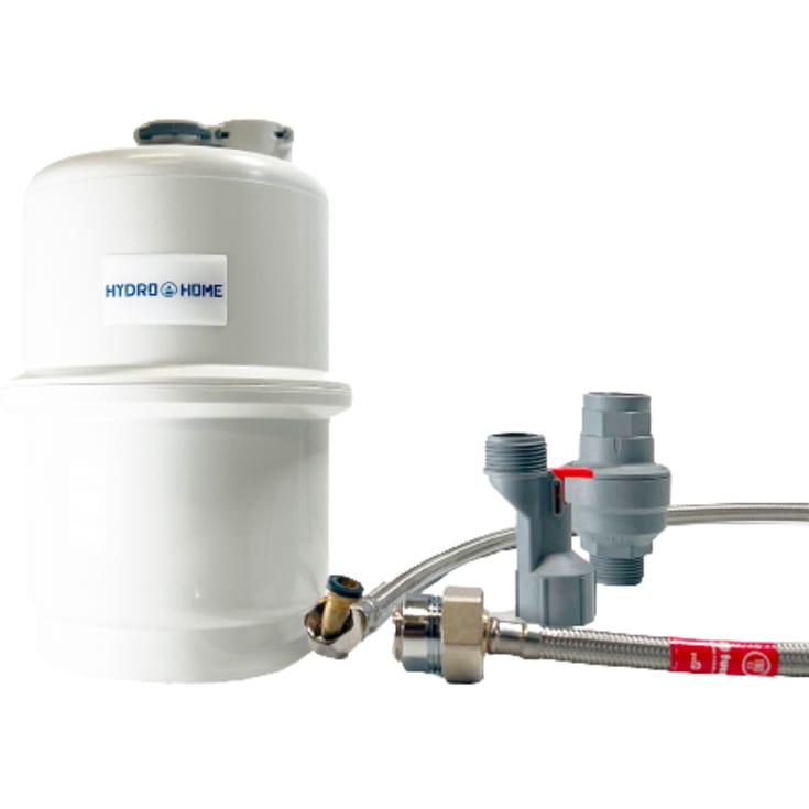 Hydropure drikkevannsfilter for installasjon i hele hjemmet