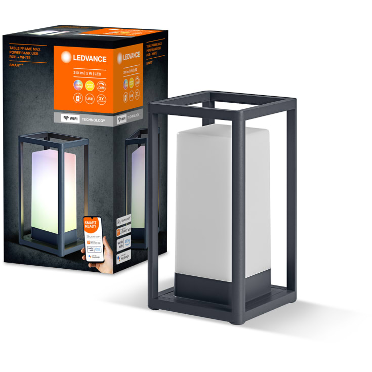 Ledvance Smart+ Wifi Frame lanterne med USB, farveskift + hvid