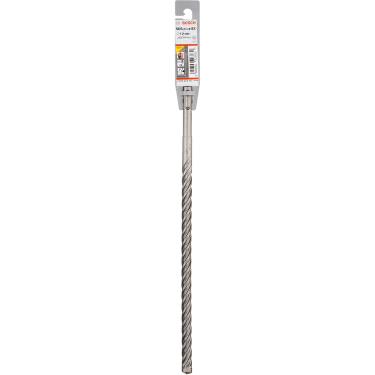 5 stk Bosch 4-blads hammerbor SDS-plus-5X, 12x250/310 mm